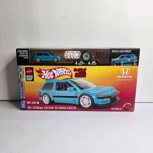 Mattel Brick Shop Hot Wheels Custom ’90 Honda Civic EF Building Toy Kit 248pc